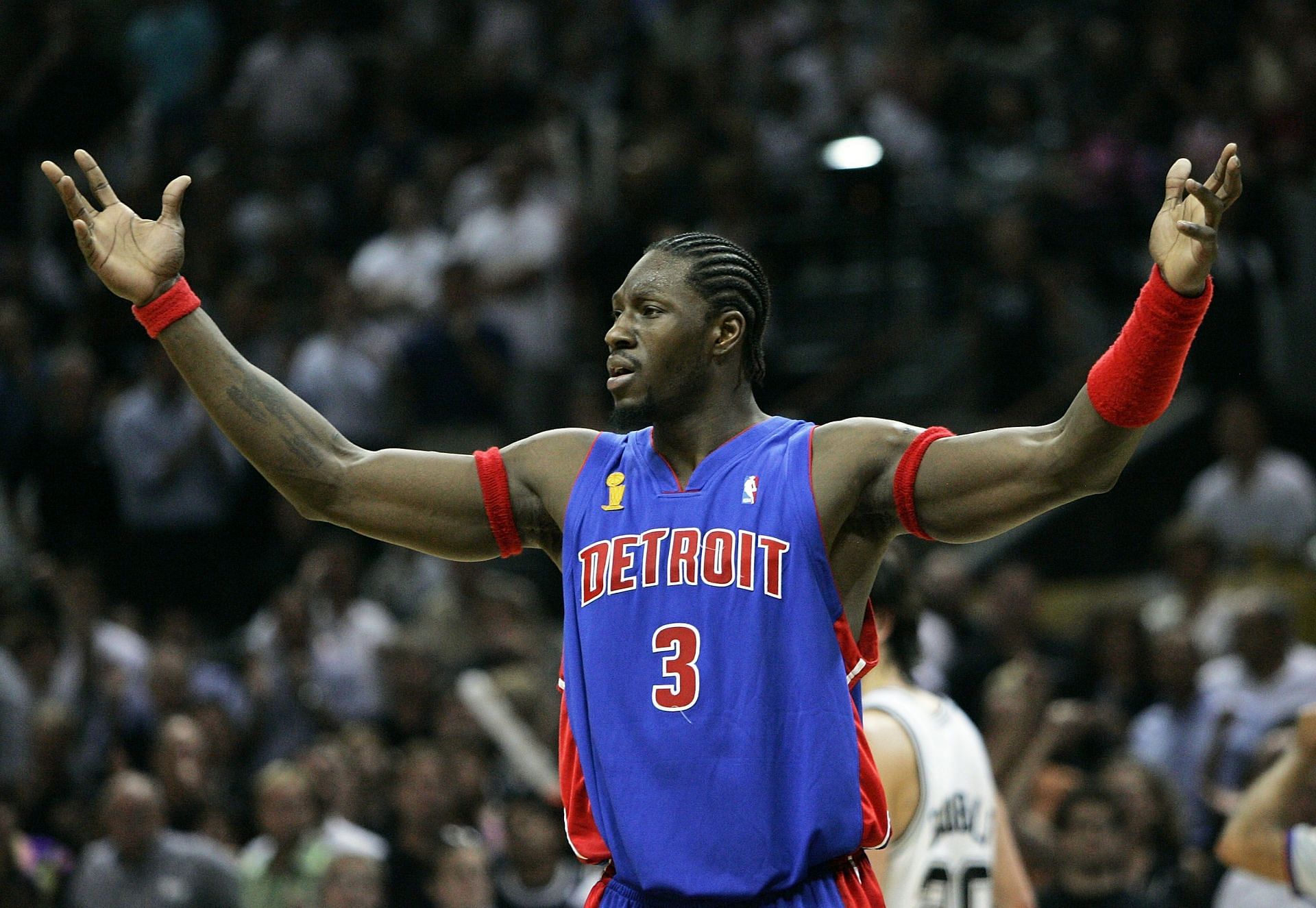 Ben Wallace when he played for the Detroit Pistons