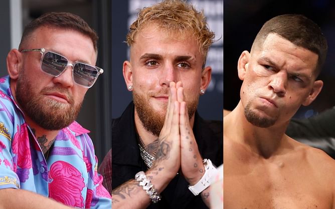 Nate Diaz vs. Jake Paul is more likely to happen than Conor McGregor vs. Jake Paul, according to Michael Bisping