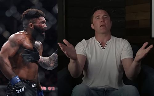 Chris Curtis (left) Chael Sonnen (right) (image courtesy @Chael Sonnen YouTube)