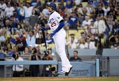 "Just wearing this uniform again is special. Being with these guys is special." - Trayce Thompson heaps praise on Los Angeles Dodgers following his first homer