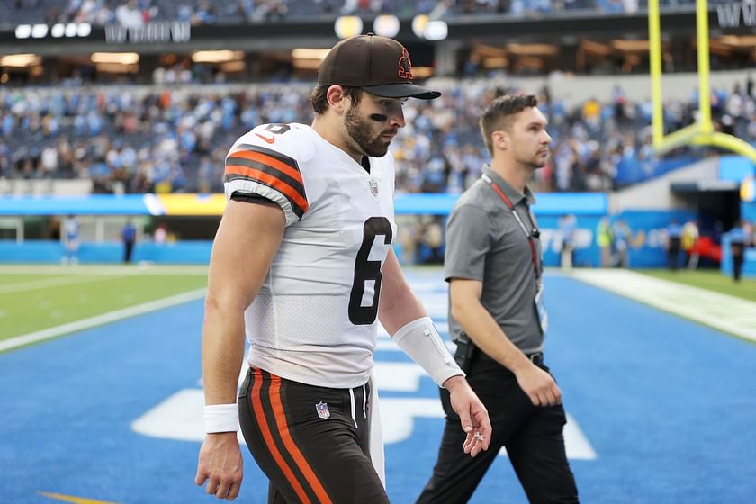 Pro Line Cleveland Browns Baker Mayfield Jersey, Brown, Size XL