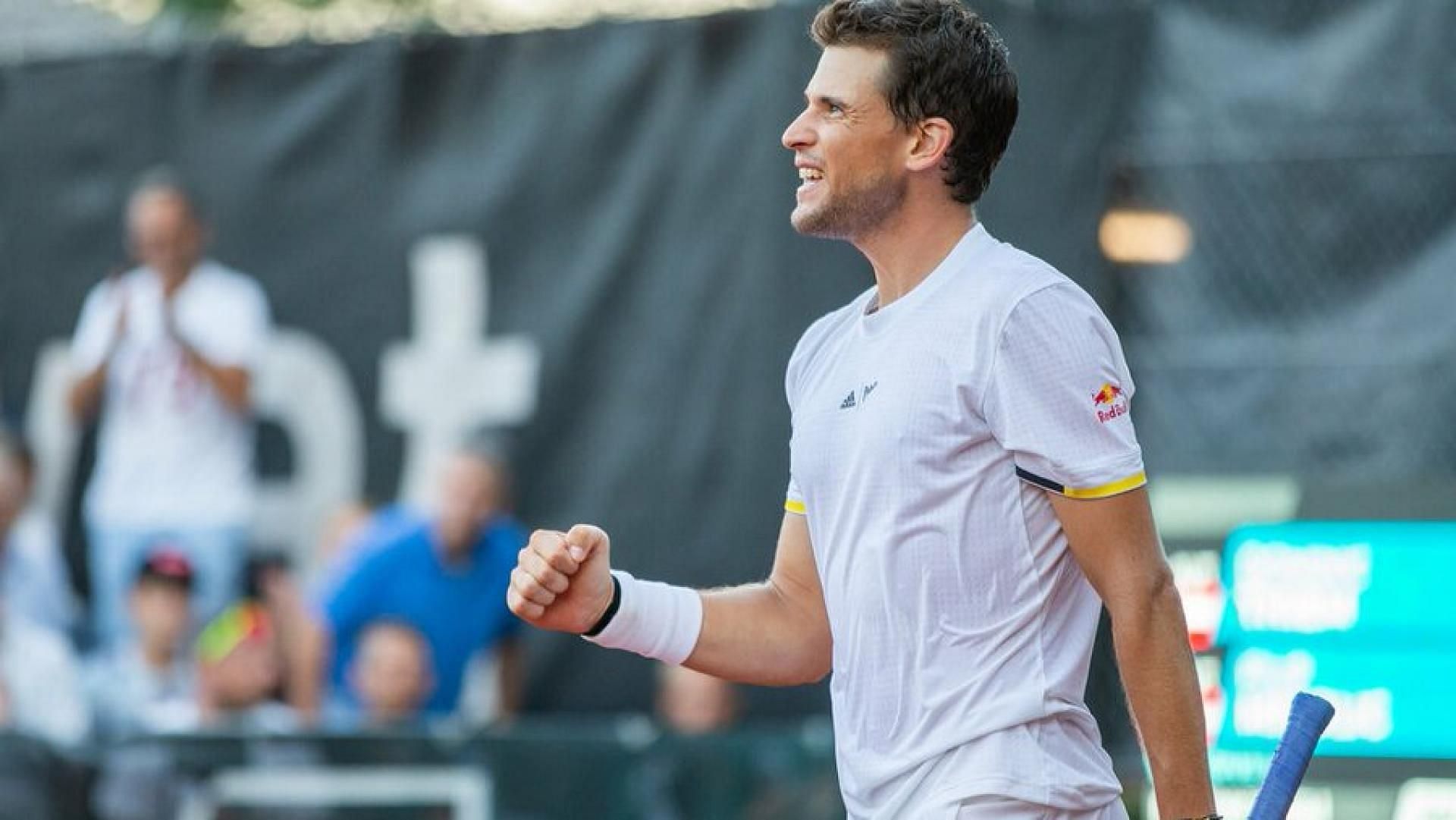 Dominic Thiem appears to be getting back to his old self