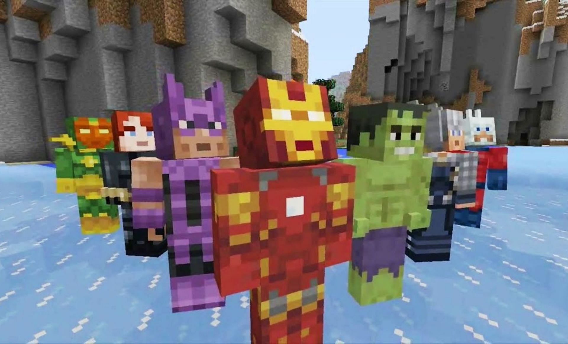 Minecraft para Xbox 360 receberá skins dos Vingadores