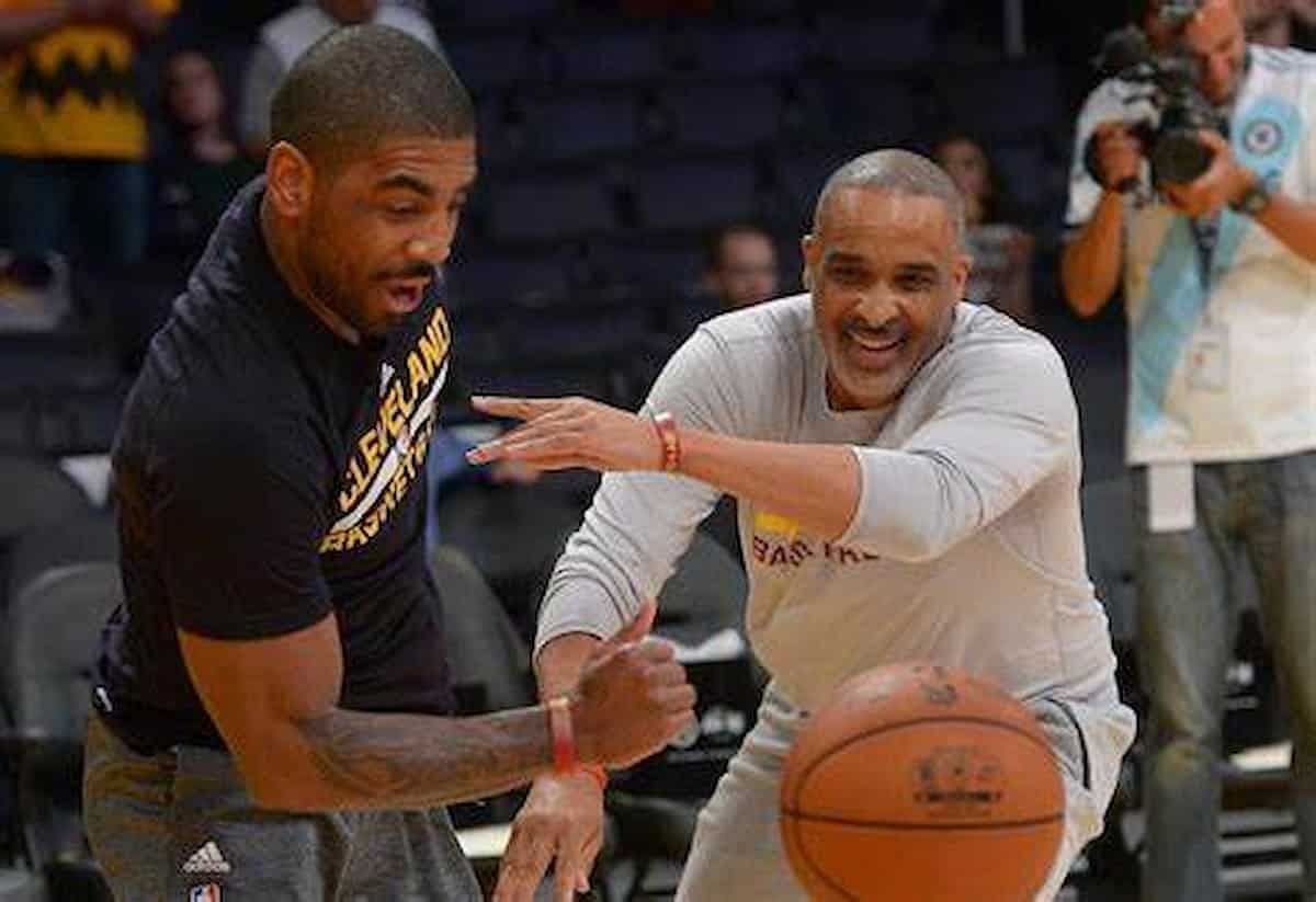 Kyrie Irving didn&#039;t show up for a Drew League game as he was with LA Lakers assistant coach Phil Handy. [Photo: FirstSportz]