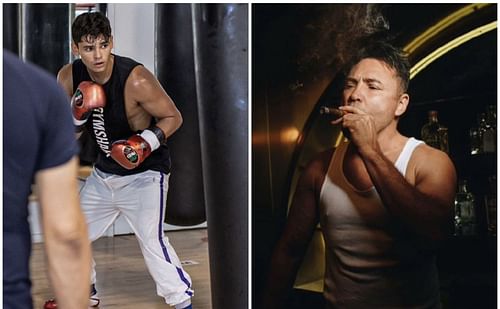 Ryan Garcia (left), Oscar De La Hoya (right) - Images via @kingryan and @oscardelahoya on Instagram