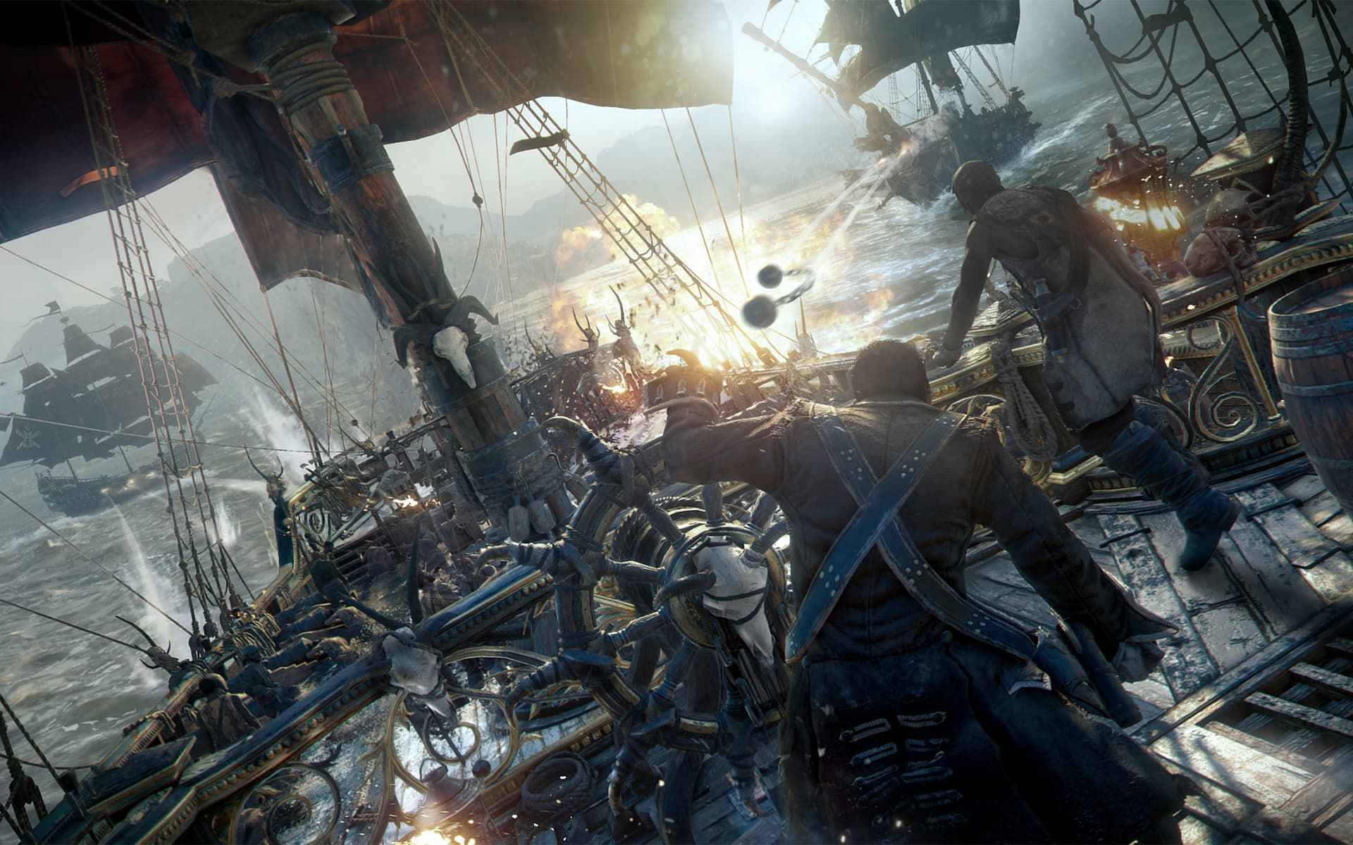 Ship combat will be a vital part of Skull and Bones (Image via Ubisoft)