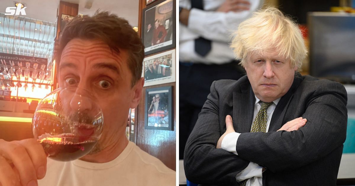Gary Neville mocks British Prime Minister Boris Johnson