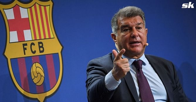 Barcelona president Joan Laporta provides update on the futures of 2 key players