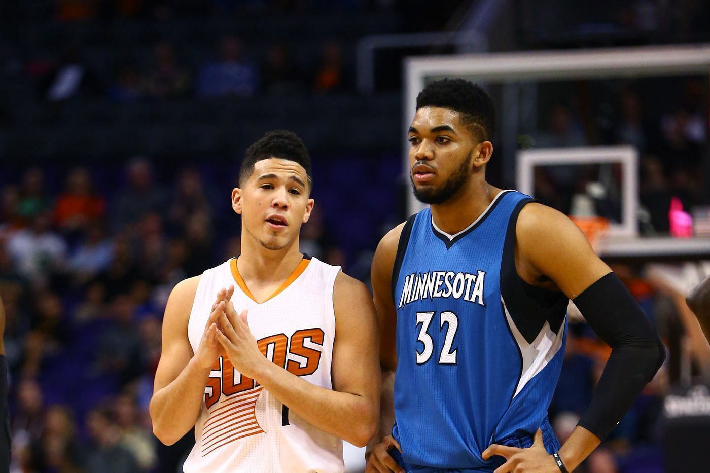 Devin Booker and Karl-Anthony Towns (Photo: SB Nation)
