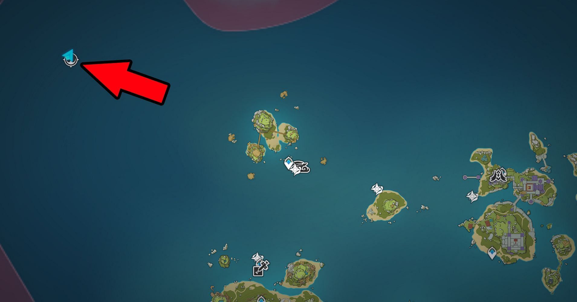 Where to start in Broken Isle (Image via HoYoverse)