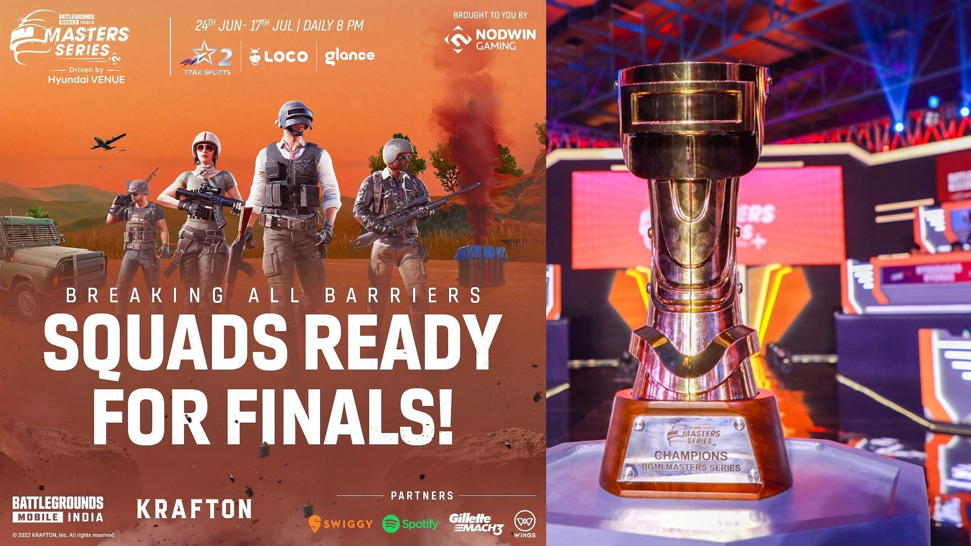 BGMI Masters Series Grand Finals begin today (Image via Nodwin Gaming)