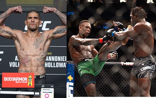 Alex Pereira (left), Israel Adesanya vs. Jared Cannonier (right) [Images courtesy: @ufc via Instagram]