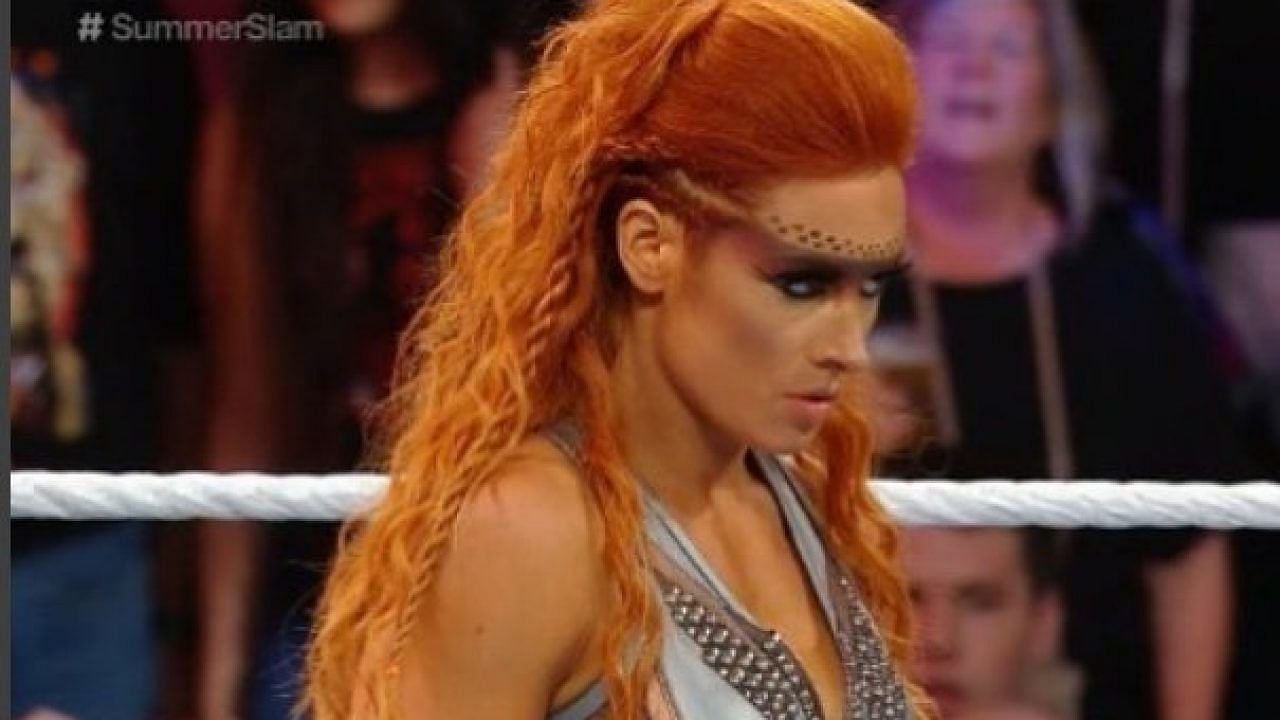 Becky Lynch didn&#039;t take her SummerSlam 2018 loss kindly.