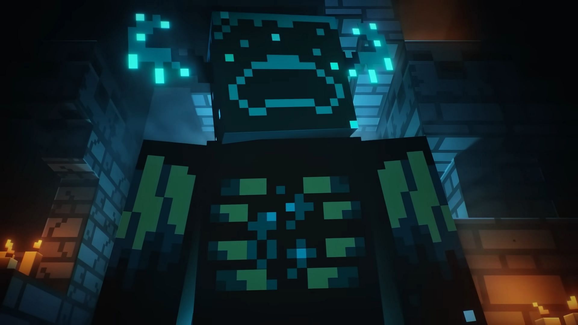 The Warden is one of the most recognizable mobs in Minecraft (Image via Mojang)