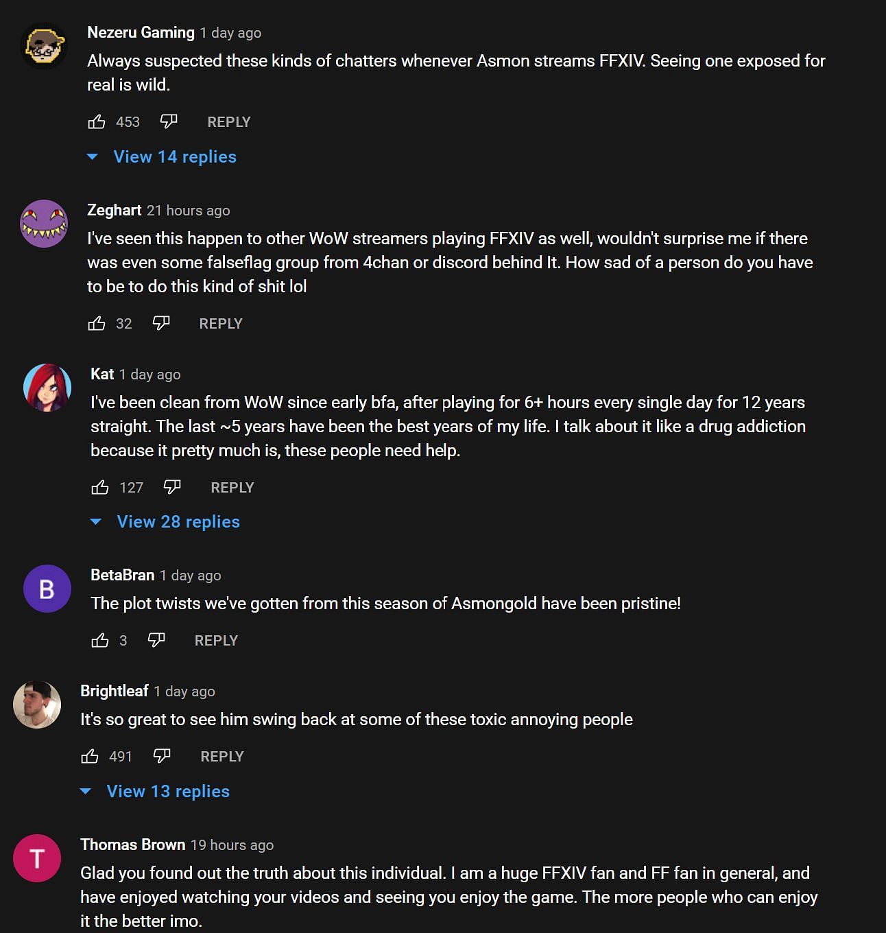 Fans share their views (Image via Asmongold Clips/YouTube)