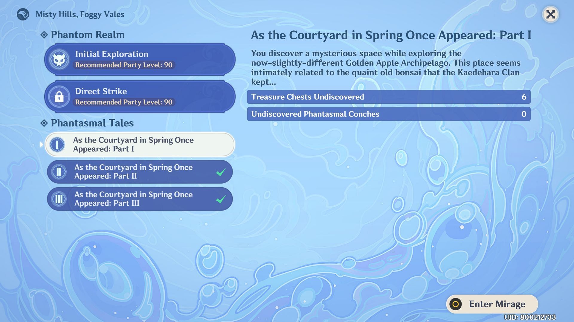 Enter the third part of &#039;As the Courtyard in Spring Once Appeared&#039; (Image via HoYoverse)