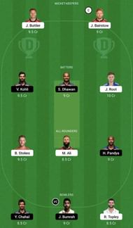 ENG vs IND Dream11 Fantasy Tip #2 - 1st ODI.