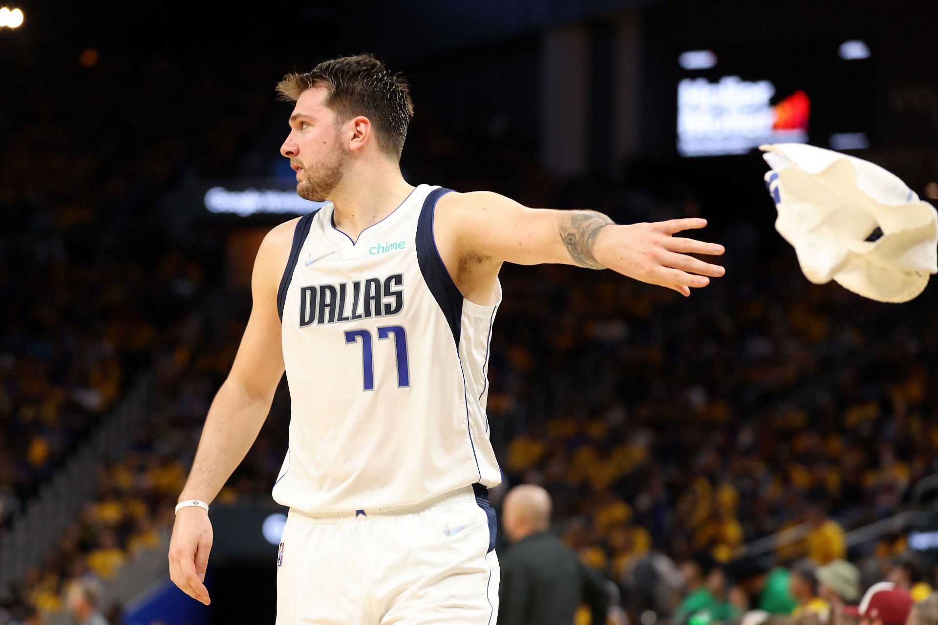 Dallas Mavericks star Luka Doncic in the 2022 playoffs