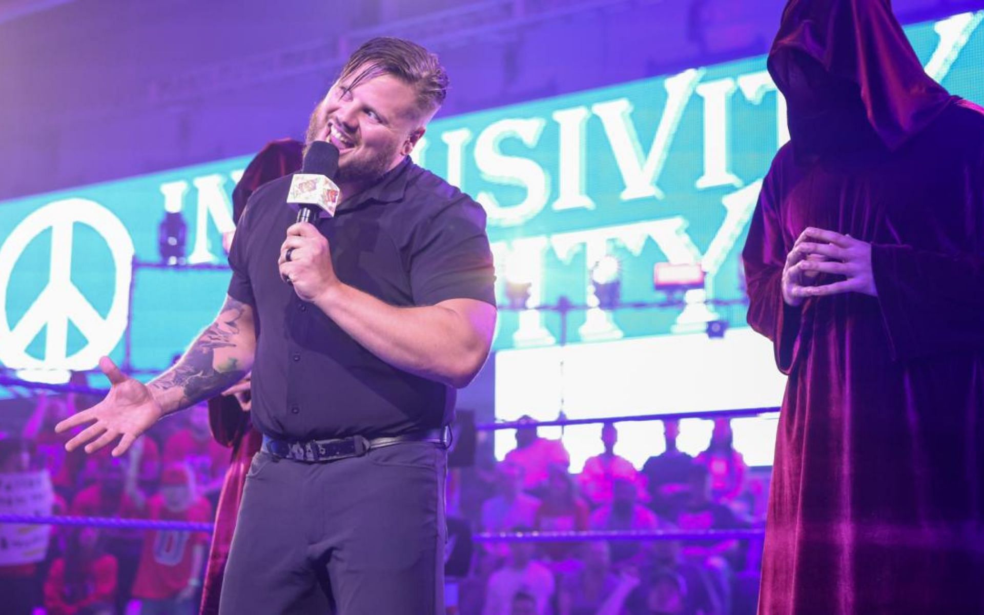 NXT Superstar Joe Gacy with The Dyad
