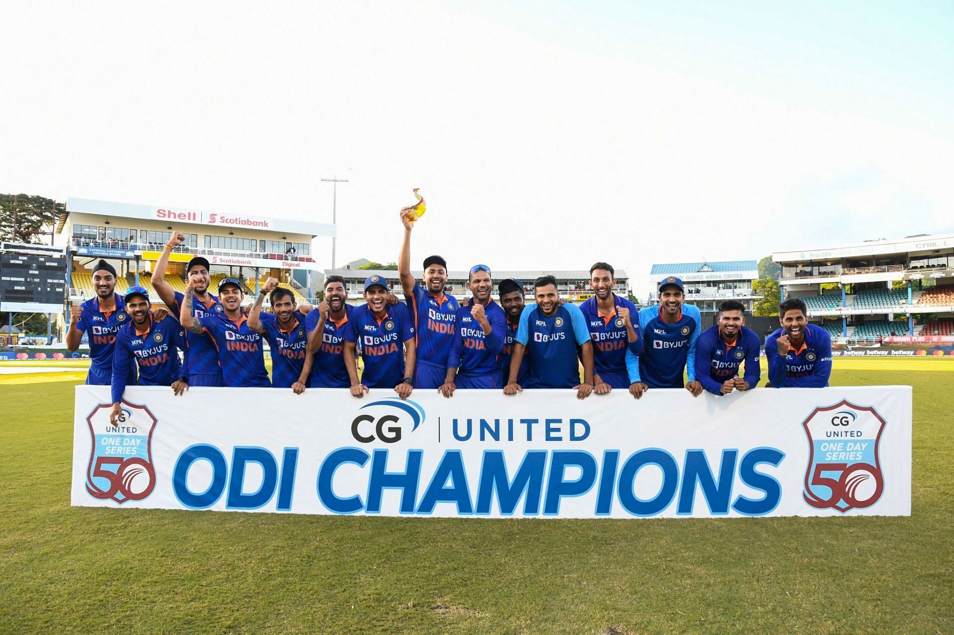 India won the three-match series on Wednesday [P.C: BCCI]