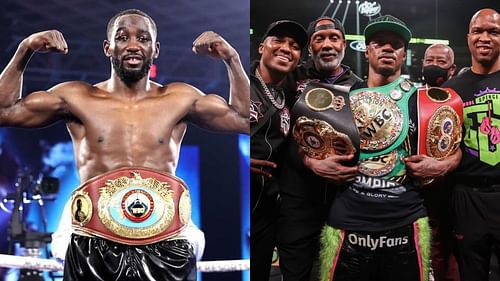 Terence Crawford (L, @tbudcrawford), Errol Spence Jr. (R, @errolspencejr), Credits:- Instagram