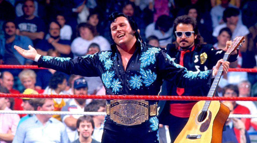 The Honky Tonk Man made smashing a guitar over his opponent&#039;s head a trademark