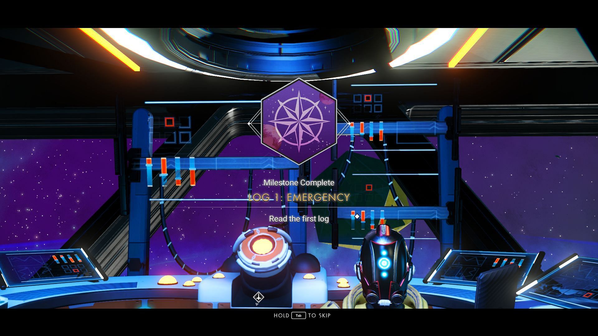 Completing the achievement (Image via Hello Games)