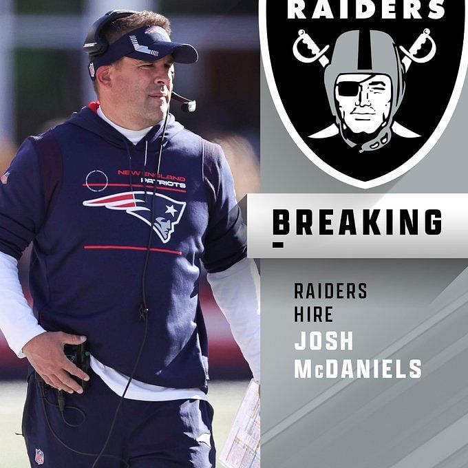 Las Vegas Raiders expected to hire former New England Patriots OC Josh  McDaniels as head coach, NFL News, Rankings and Statistics