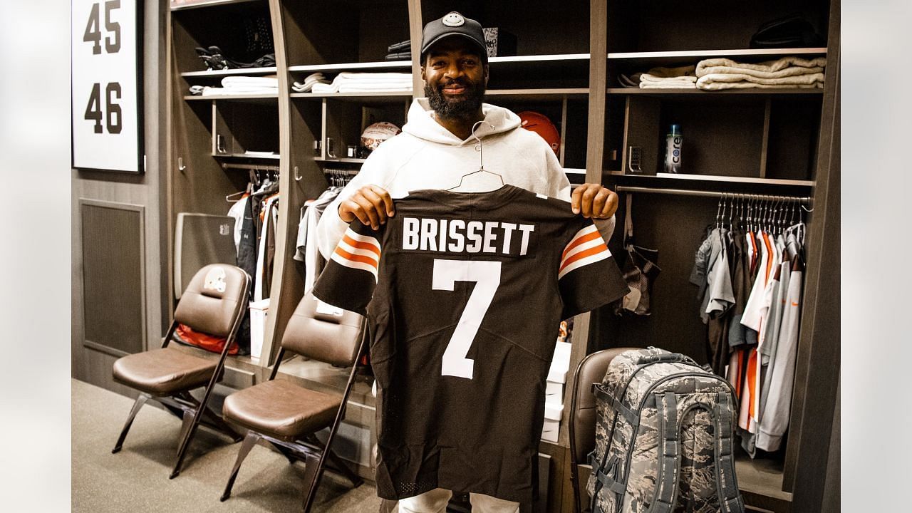 Browns QB Jacoby Brissett. Source: Cleveland Browns