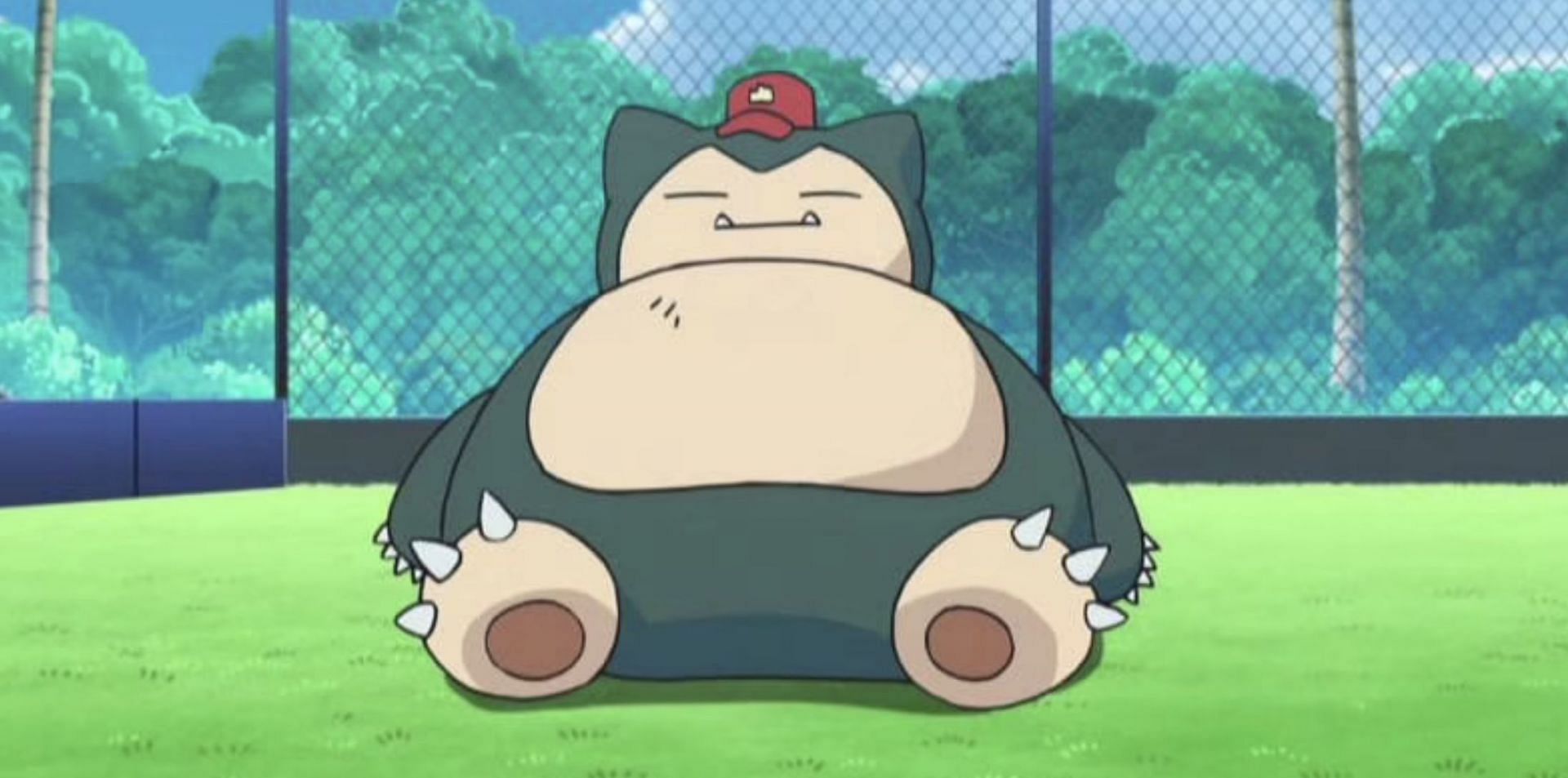 Snorlax in the anime (Image via The Pokemon Company)