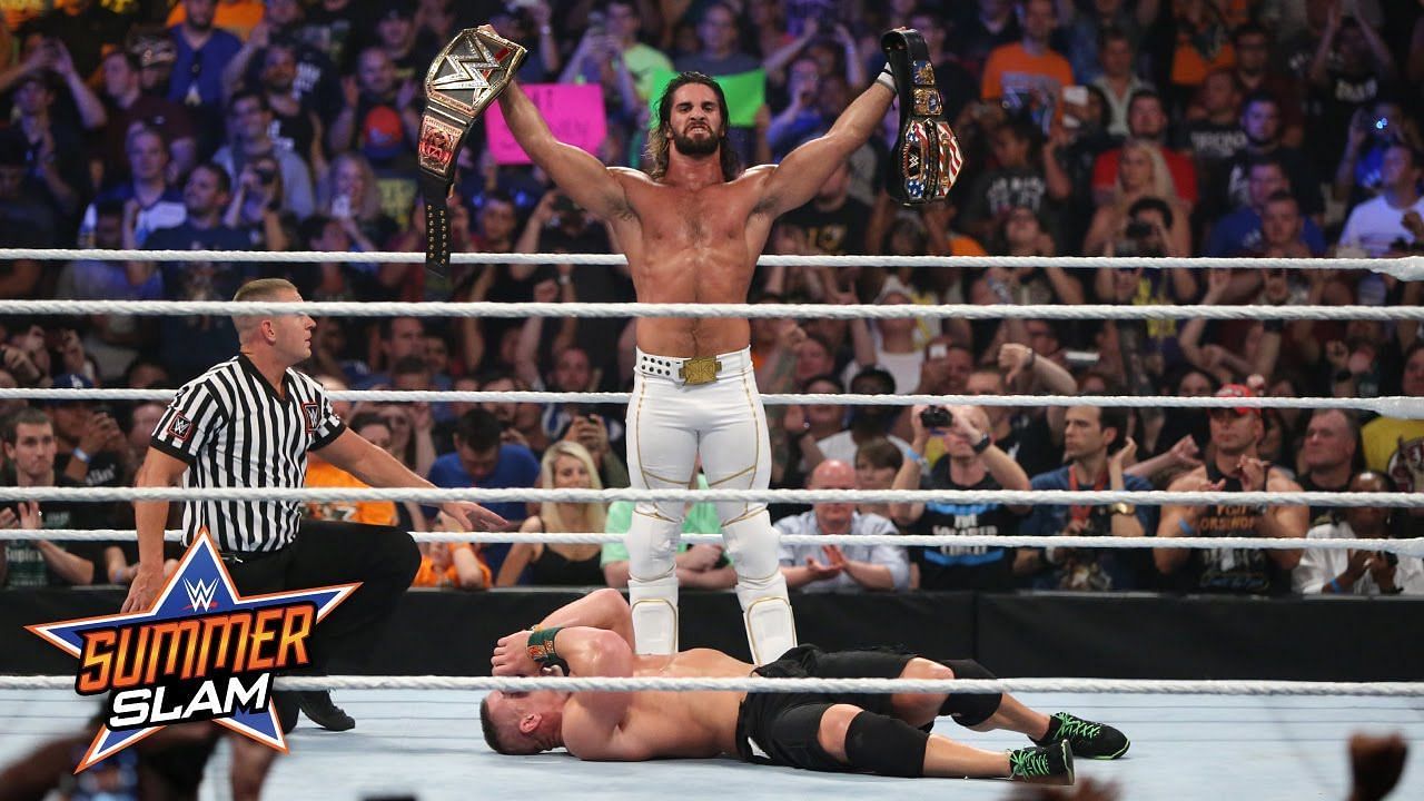 Seth Rollins defeated John Cena at SummerSlam 2015!