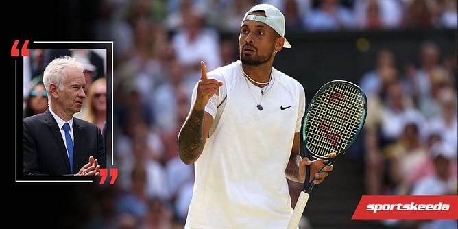 "He's a great kid but he's got demons, in a way" - John McEnroe on Nick Kyrgios