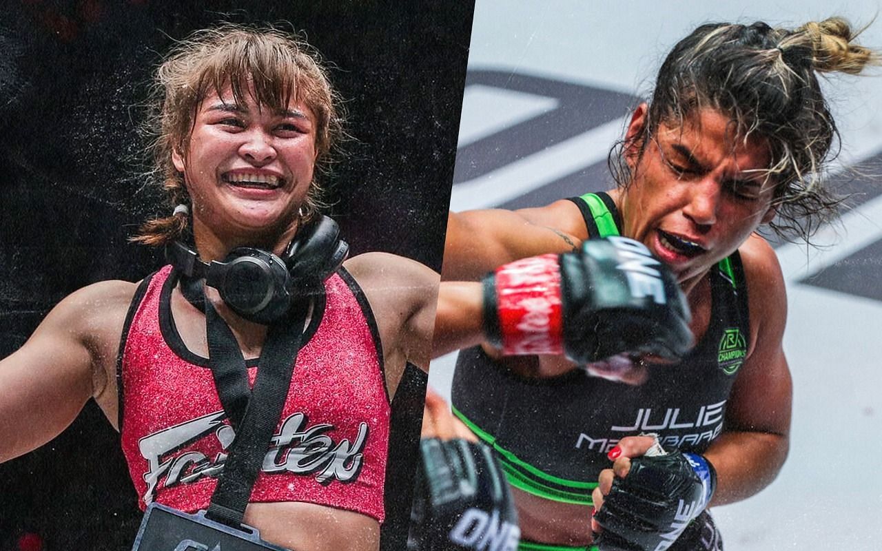 Stamp Fairtex (left), Julie Mezabarba (right) [Photo Credit: ONE Championship] 