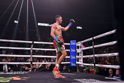 David Benavidez after defeating David Lemieux