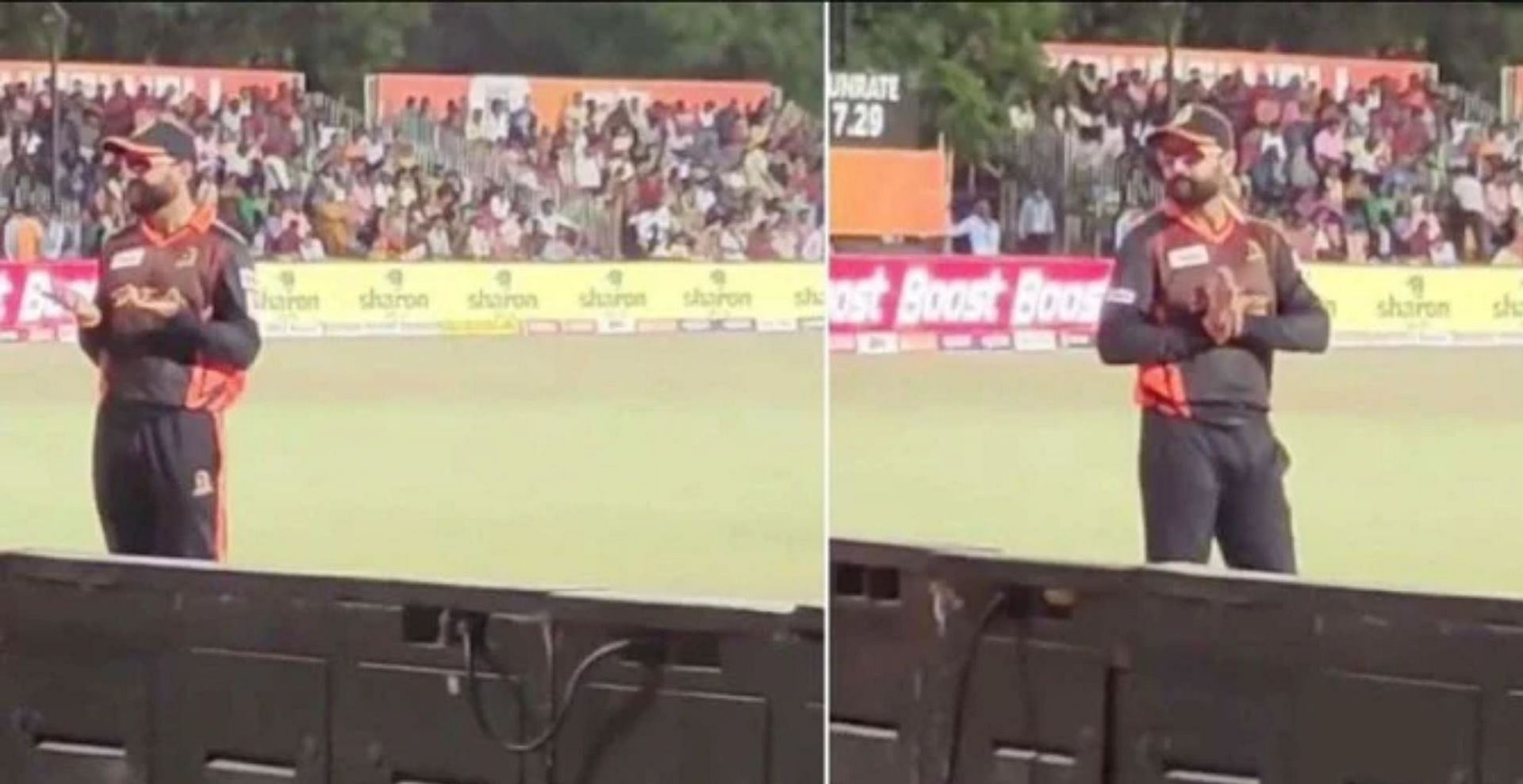 Murali Vijay pleaded with fans not to chant Dinesh Karthik&#039;s name. (Credit: Twitter)