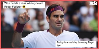 "End of an era I guess" "Retirement match in Basel 2022" - Tennis fans react to Roger Federer dropping out of the ATP rankings after 25 years