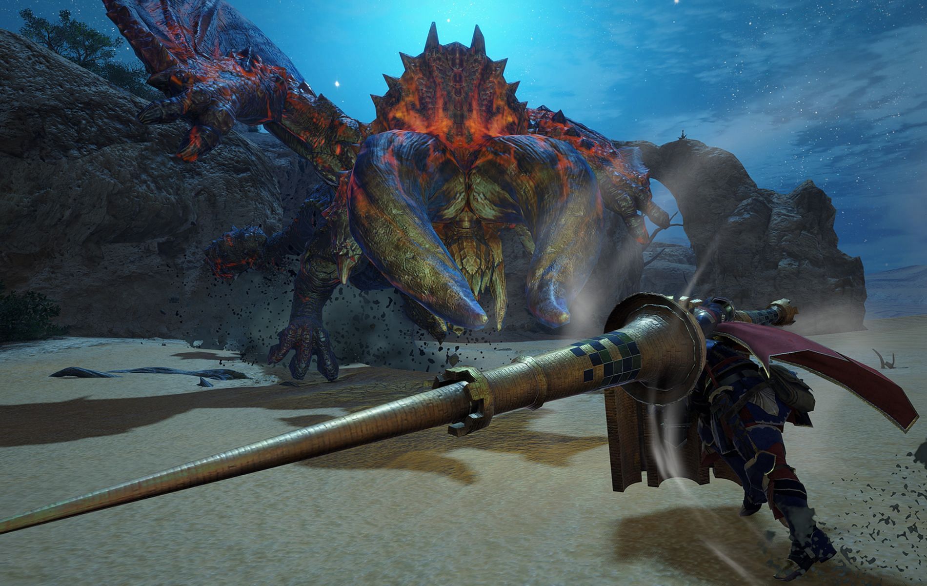 Monster Hunter Rise Sunbreak: Gameplay against Garangolm - video