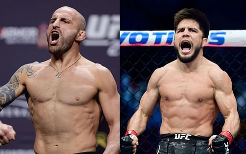 Alexander Volkanovski (left) and Henry Cejudo (right)