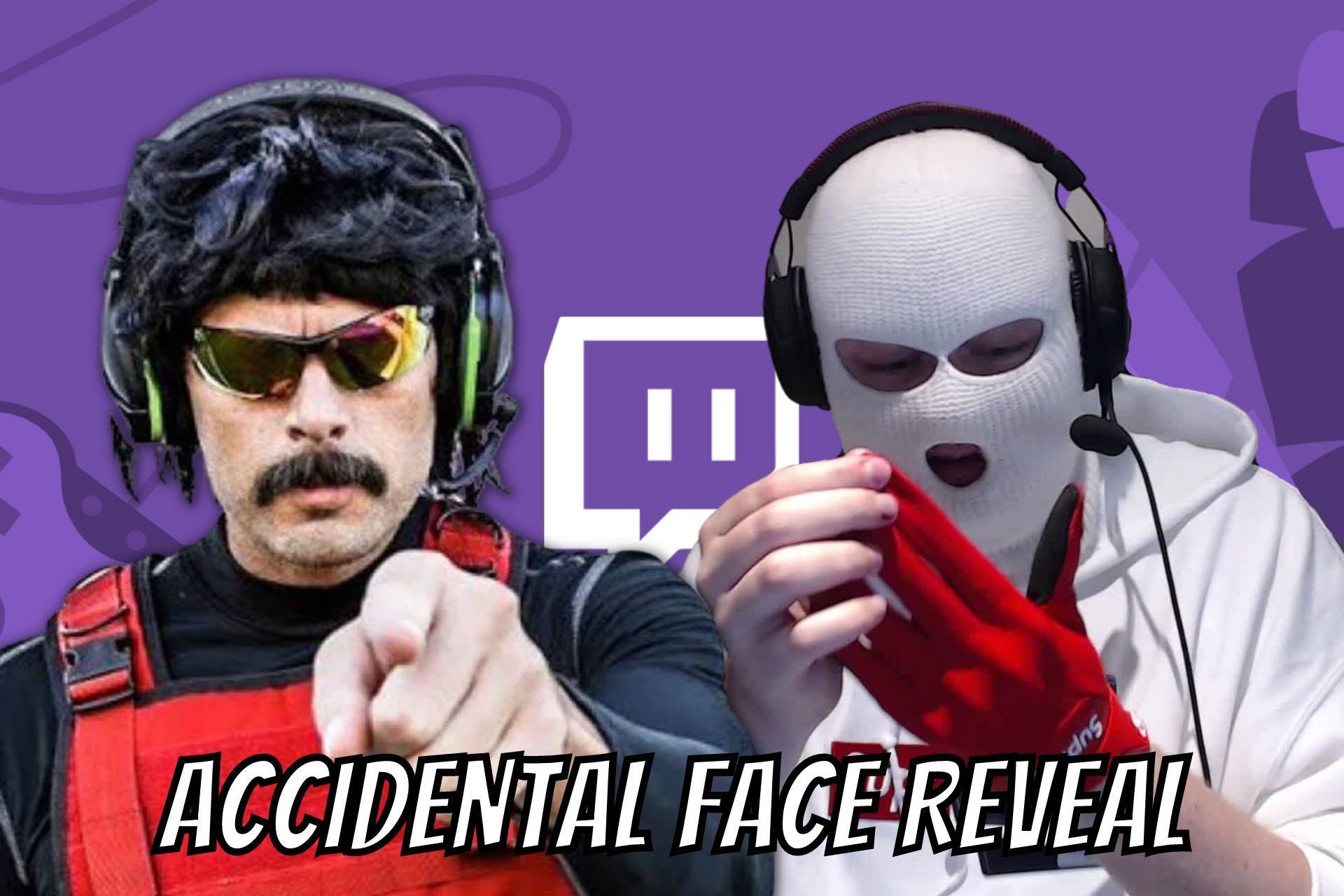 5 streamers who accidentally did a face reveal on Livestream (Image via Sportskeeda)