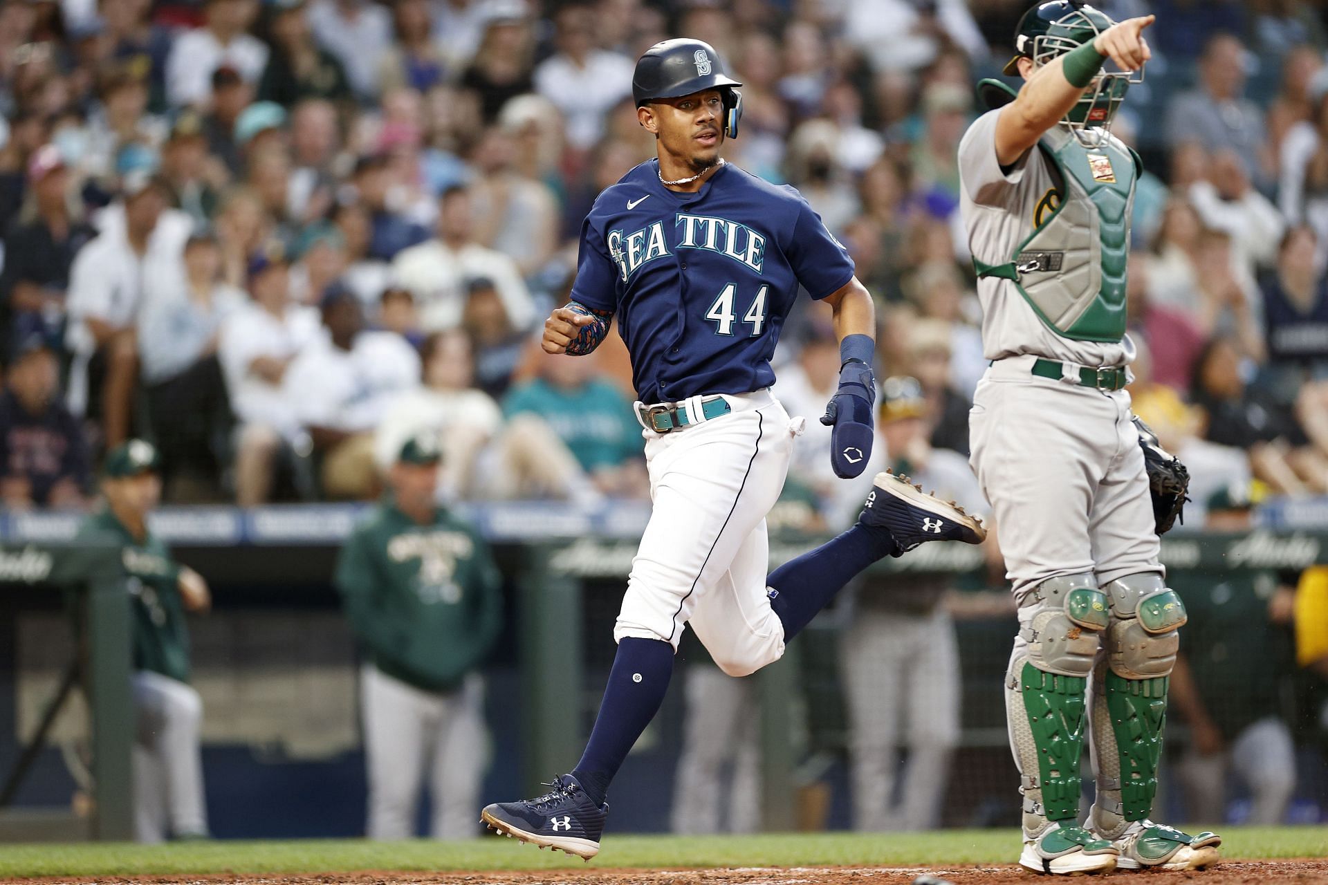 Julio Rodriguez, Oakland Athletics v Seattle Mariners