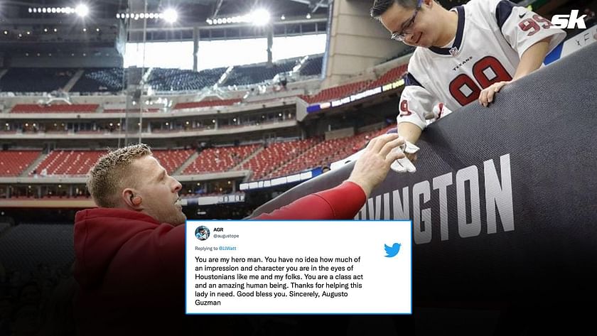 JJ Watt helps fan selling jersey, shoes to pay for grandfather's