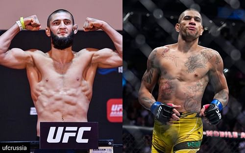 Khamzat Chimaev (left), Alex Pereira (right) [Images courtesy: @khamzat_chimaev and @ufc via Instagram]