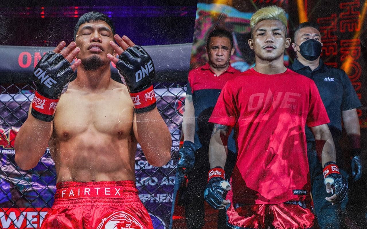 Lito Adiwang (left) and Rodtang Jitmuangnon (right). [Photos ONE Championship]