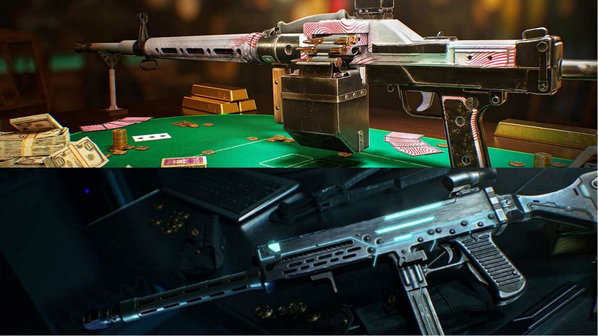 The UGM-8 (top) and Marco-5 SMG (bottom) in Call of Duty Warzone(Image via Activision)