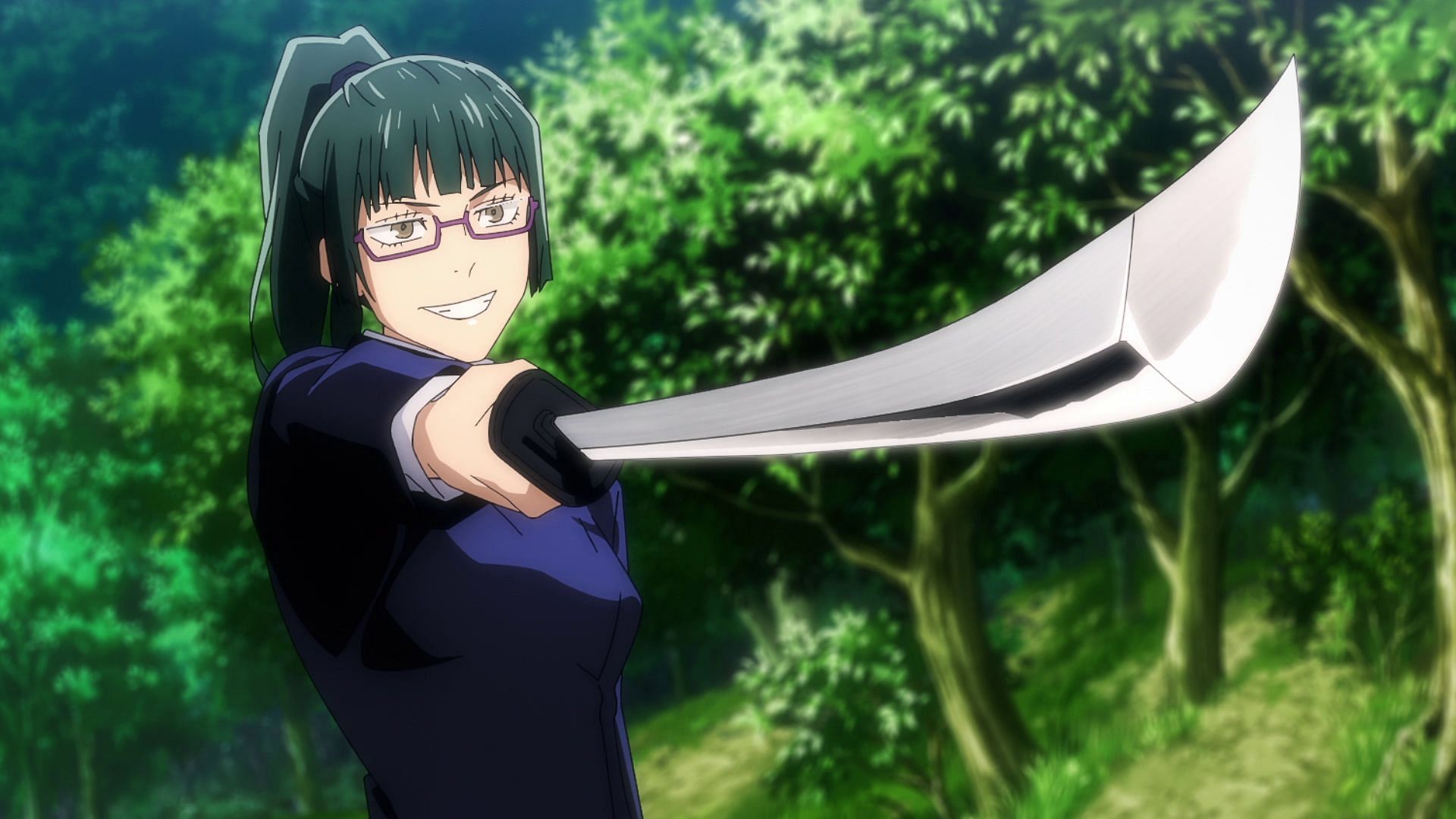 Maki as seen in the series&#039; anime (Image Credits: Gege Akutami/Shueisha, Viz Media, Jujutsu Kaisen)