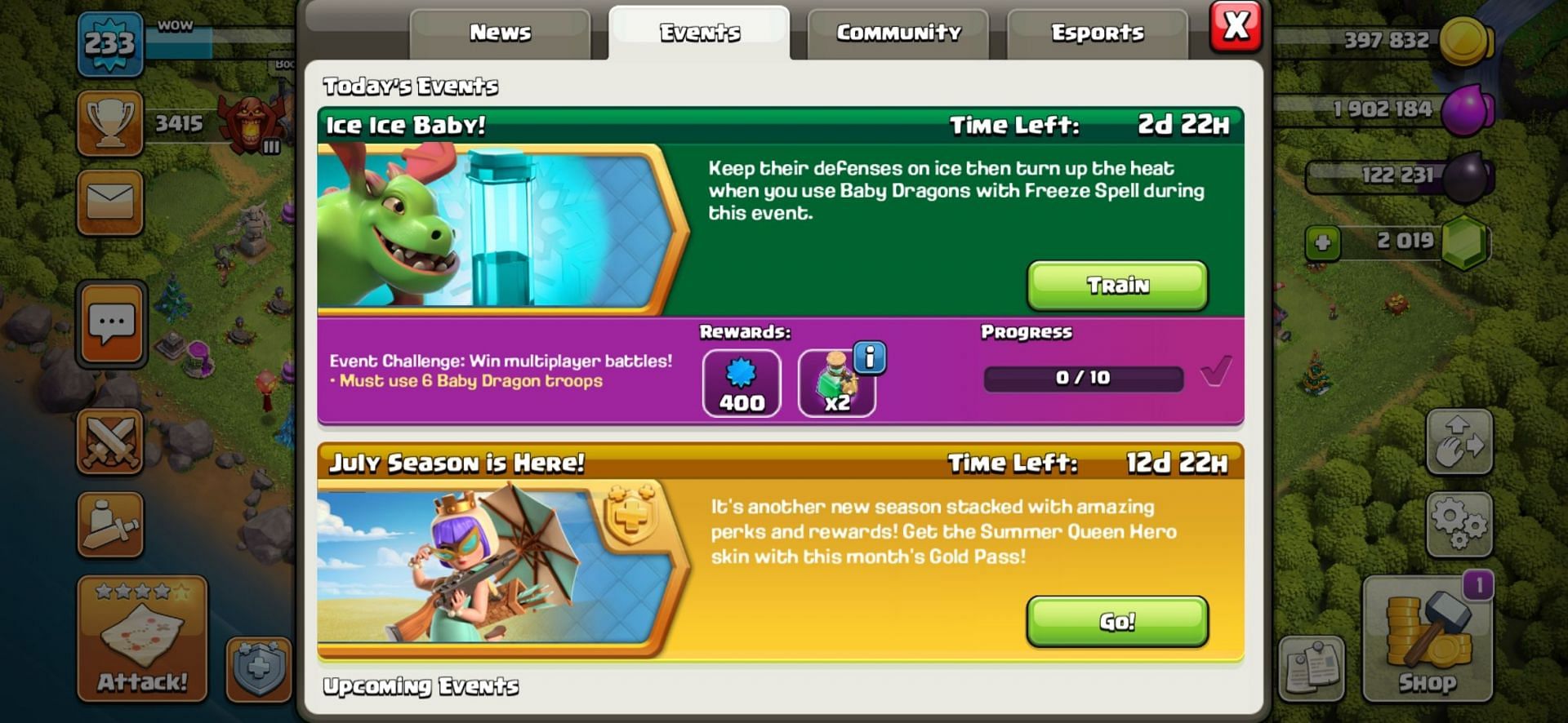 Ice Ice Baby Challenge in Clash of Clans: Information, rewards, and ...