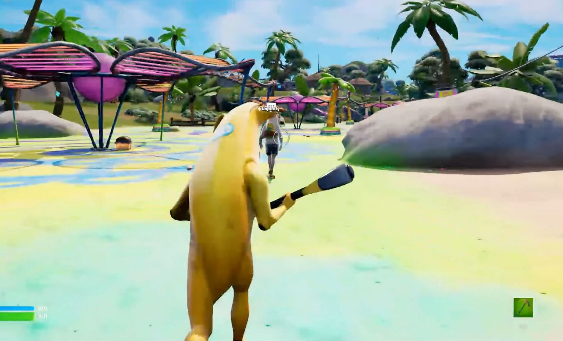 Unpeely reacts to banana skins (Image via EveryDay FN on YouTube)