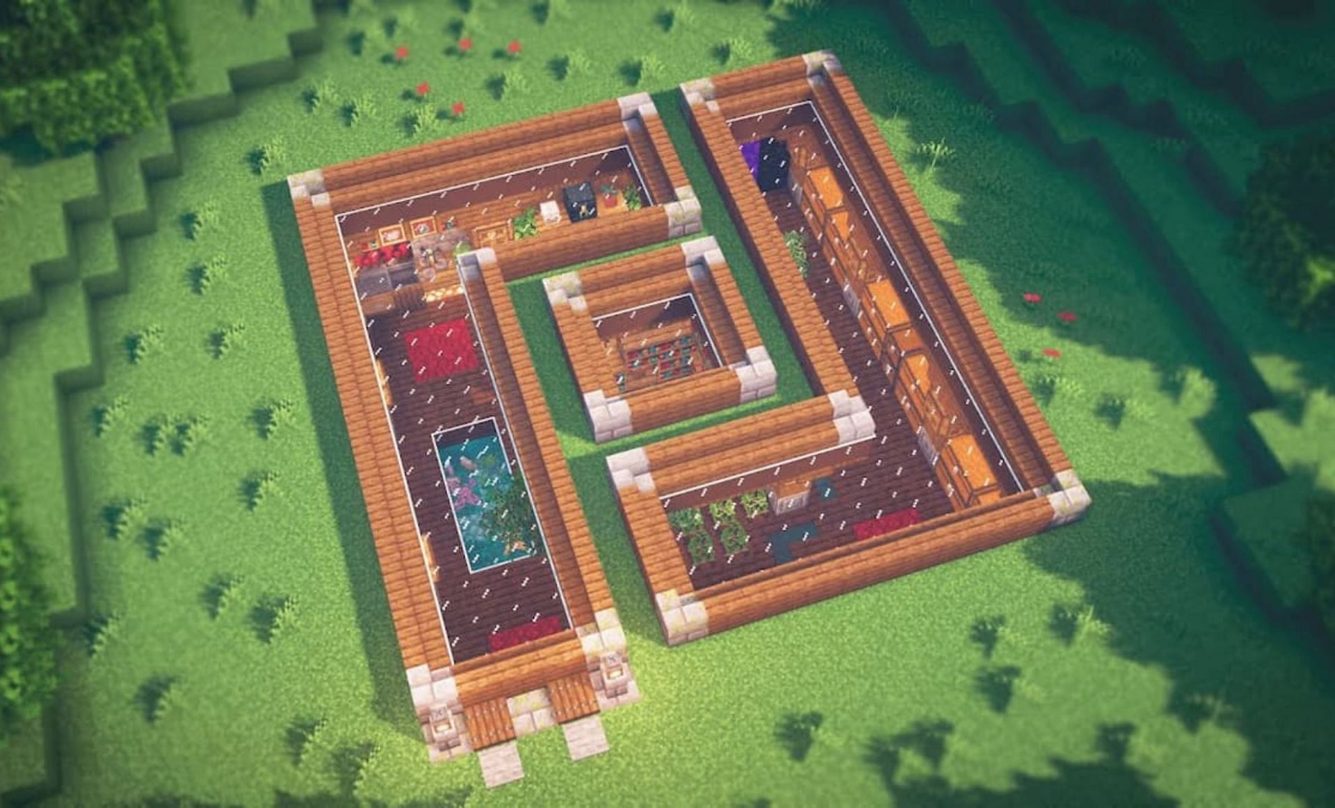 Underground bases can be secure (Image via Mojang)