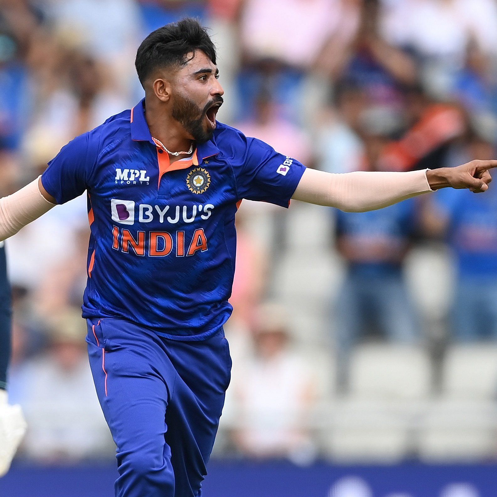 Mohammed Siraj had a great day with the ball in the first ODI.