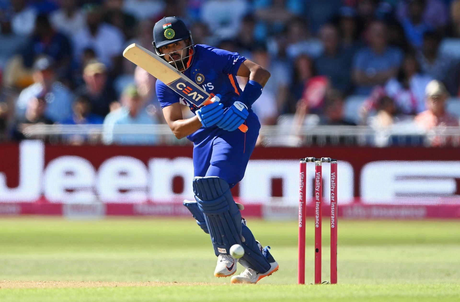 Shreyas Iyer scored 63 runs off 71 deliveries in the second ODI against West Indies